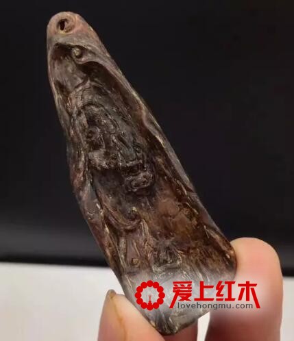 沉香沉水瑞兽吊坠挂件 加里曼丹正区味道明显-6