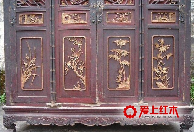 红木上的花草木纹饰代表了什么寓意？-3
