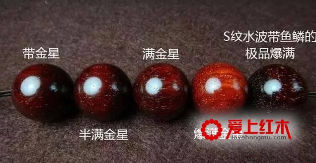 聊一聊关于小叶紫檀金星的事儿-1
