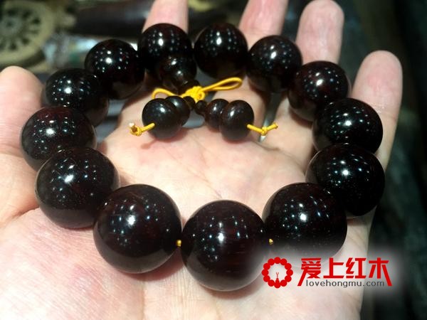 怎么办？小叶紫檀手串盘黑了-2