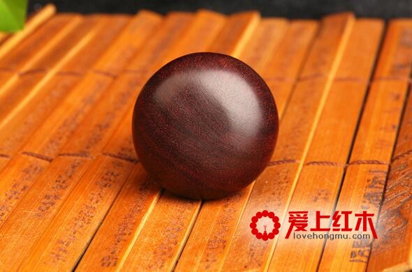 老料小叶紫檀葫芦摆件文玩把玩件手捻小葫芦手把件-3
