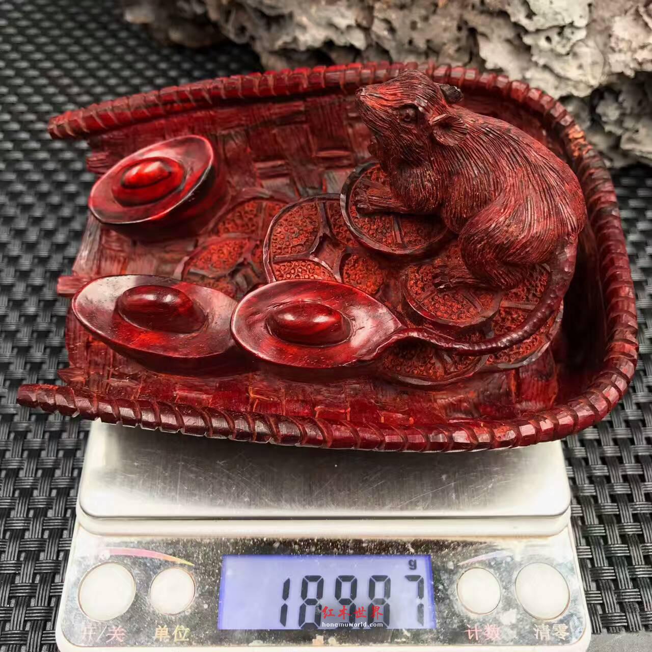 小紫叶檀《日进斗金》寓意腰缠万贯蒸蒸日上-9