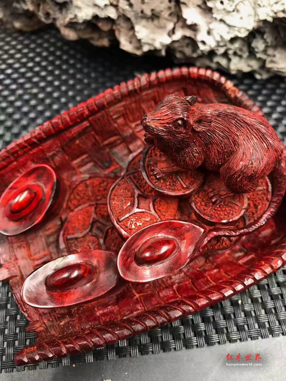 小紫叶檀《日进斗金》寓意腰缠万贯蒸蒸日上-8