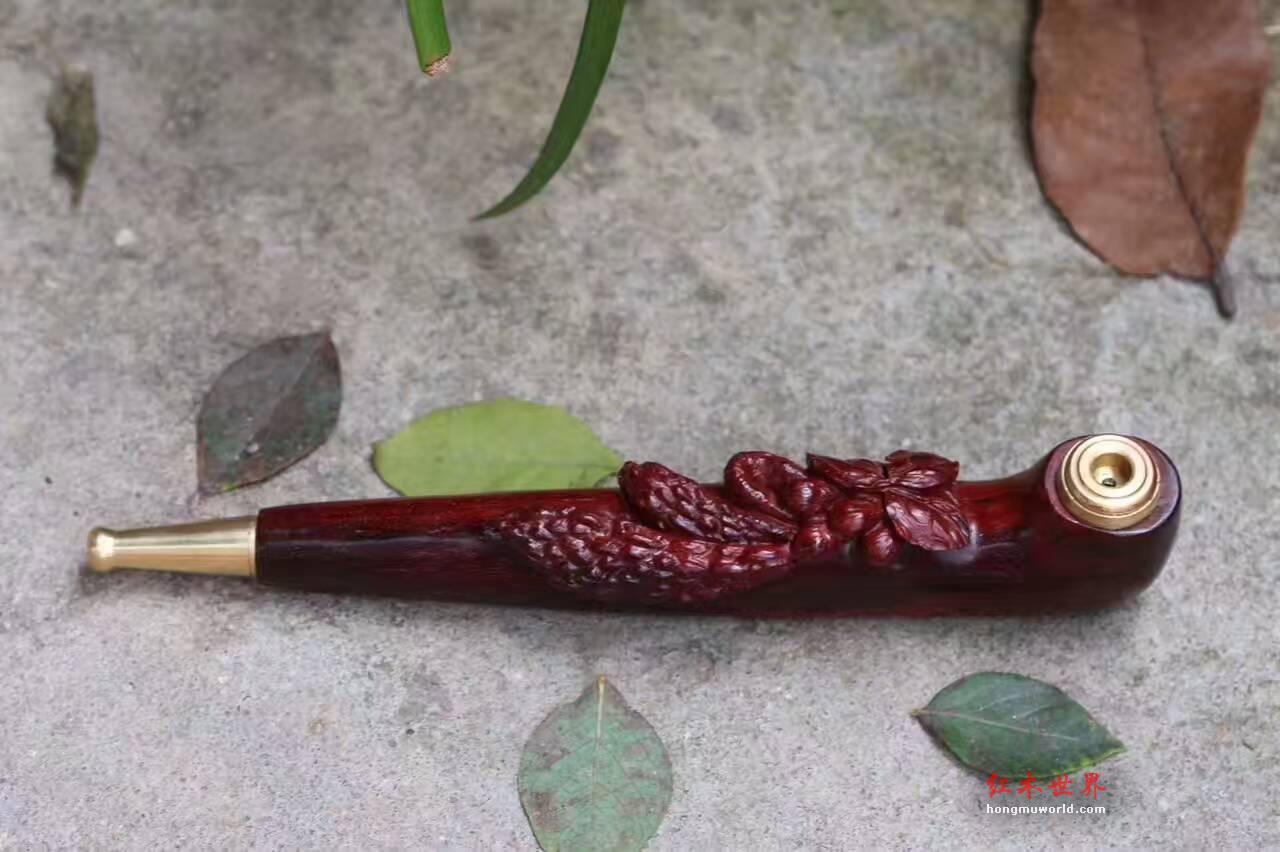 印度小叶紫檀烟斗《苦尽甘来》小巧精致适合把玩-2
