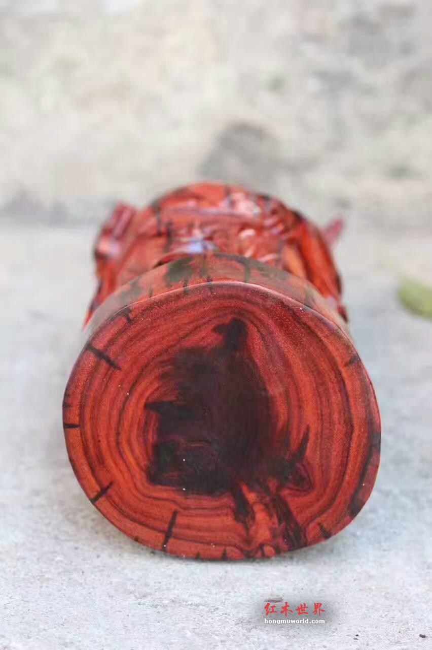 小叶紫檀摆件《财神》纯手工雕刻工艺精美料子油性好-9
