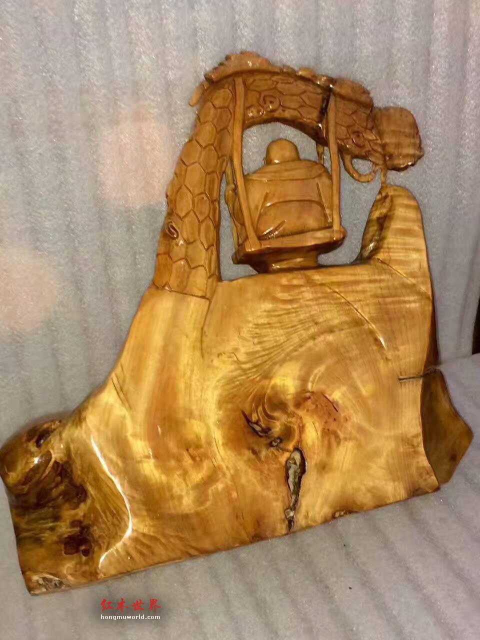 小叶桢楠《笑傲江湖弥勒佛》纯自然精心设计品质杠杠-8