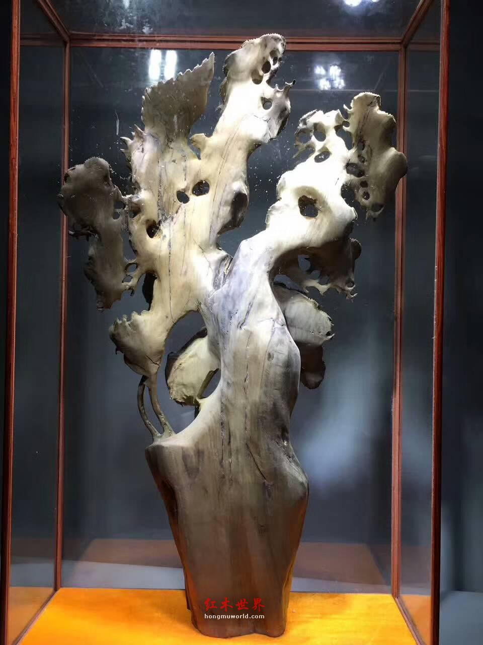 根雕《松鹤延年（双鹤）》 古阴沉木打造全品无拼无接-9