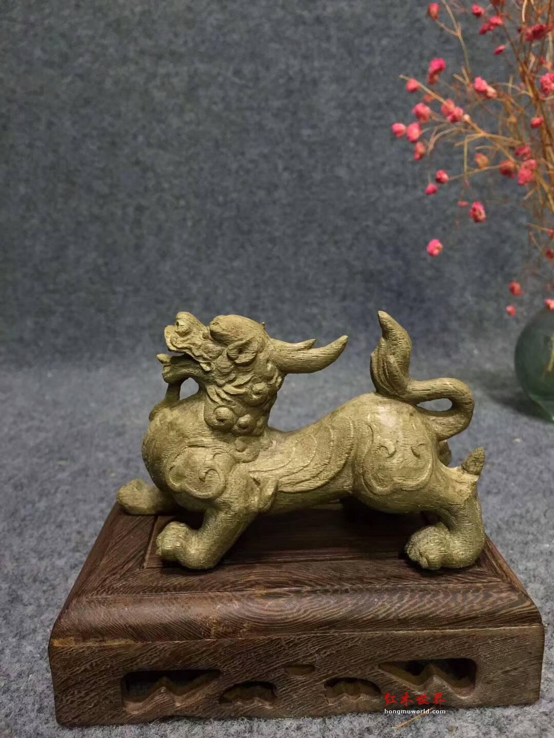 印尼野生天然沉香雕件《招财貔貅》细致精美送礼佳品-2