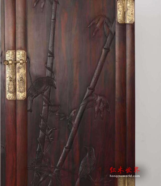 大红酸枝黑飘红的纹路，是作色还是天然的？-4