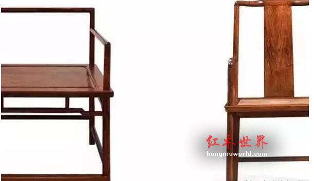 明式家具中的禅椅和南官帽椅的区别？-1